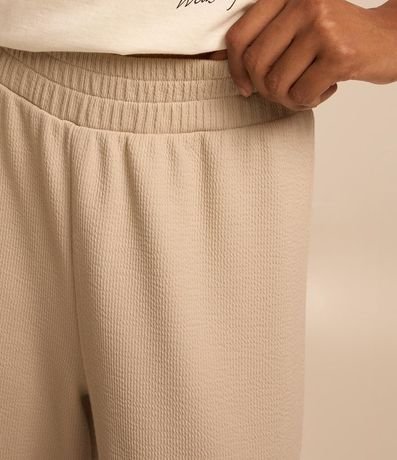 Pantalón Recto en Rib Texturizada 4