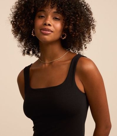 Vestido Midi en Algodón con Escote Cuadrado 3