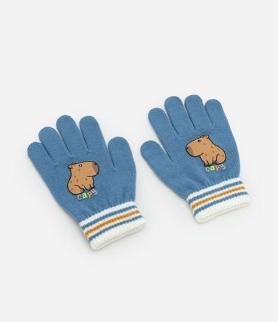 Guante Infantil con Estampa Capivara -Talle P al G