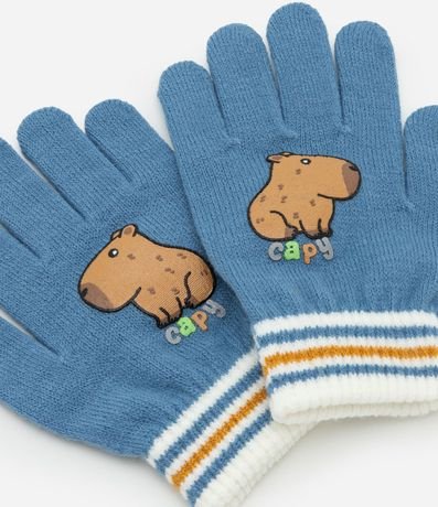 Guante Infantil con Estampa Capivara -Talle P al G 4