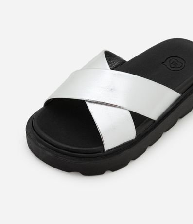 Sandalia Flatform Infantil con Tiras Cruzadas - Talle 26 al 36 3