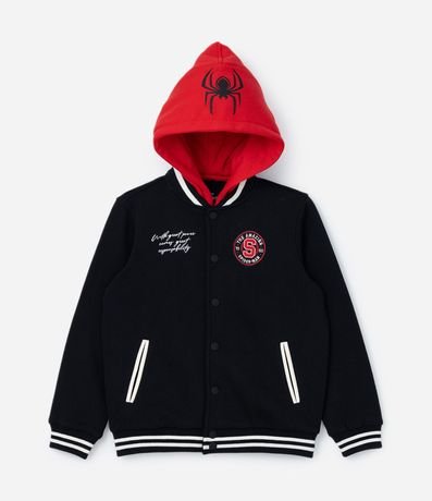Campera Bomber Infantil con Estampa de Spider-Man - Talle 4 a 10 años