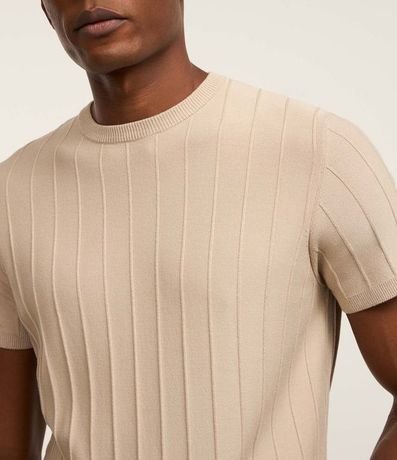 Remera Manga Corta en Viscosa Texturizada 3