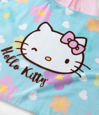 Poncho Infantil  con Estampa Hello Kitty - Talle U 5