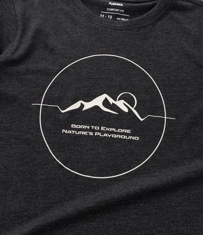 Remera Infantil con Estampa de Montaña - Talle 5 a 14 años 4