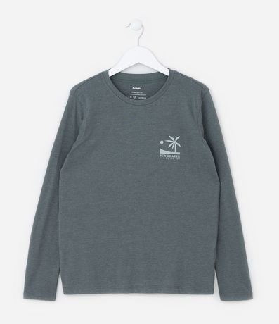 Remera Infantil con Estampa de Cocotero - Talle 5 a 14 años