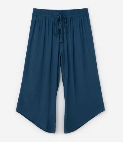 Pantalón Pantacourt en Viscosa con Cordón Curve & Plus Size 4