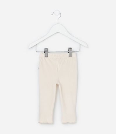 Pantalón Legging Infantil en Terciopelo con Moña - Talle 0 a 18 meses 2