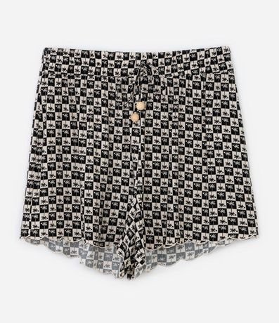 Salida de Playa Short con Estampa Cocoteros Curve & Plus Size 5