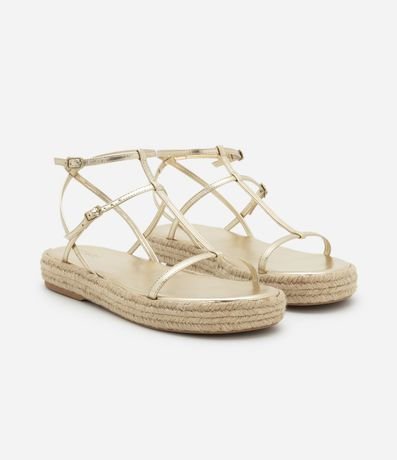 Sandalia Plana Flatforme con Tira Salomé 2