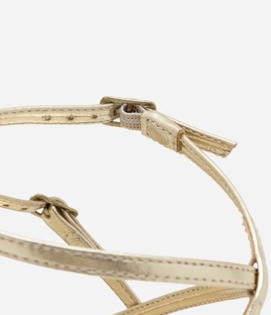 Sandalia Plana Flatforme con Tira Salomé 3