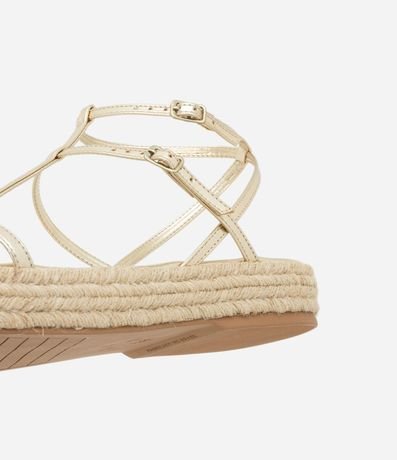 Sandalia Plana Flatforme con Tira Salomé 5