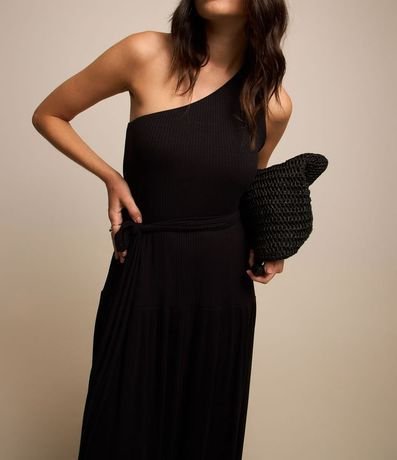 Vestido Acampanado New Midi en Viscosa con Efecto Godê 4