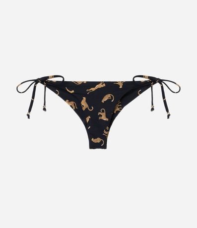 Bikini Bombacha Lazo con Estampa Animal Print Leopardo y Efecto Push Up 5