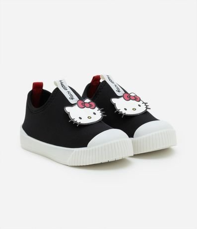 Championes Calce Fácil Infantil con Patch Hello Kitty - Talle 20 a 27 2