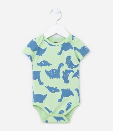 Body Infantil con Estampa Dinosaurios - Talle 0 a 24 meses