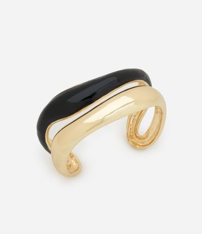 Pulsera en Metal Doble Ondulado