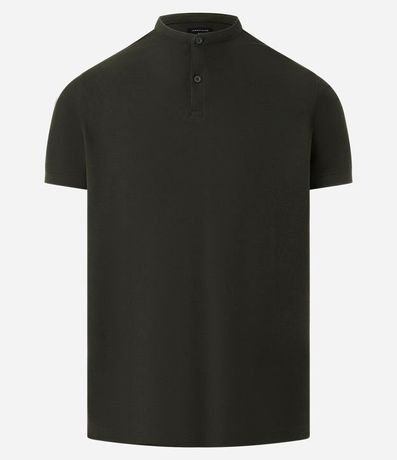 Polo Manga Corta Cuello Mao 4