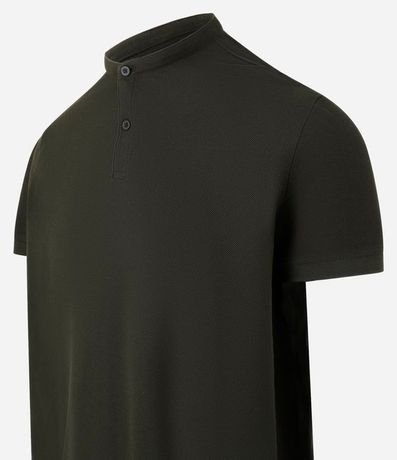 Polo Manga Corta Cuello Mao 5