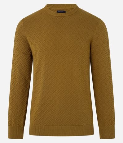 Suéter en Algodón con Textura Chevron 6