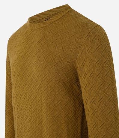 Suéter en Algodón con Textura Chevron 7