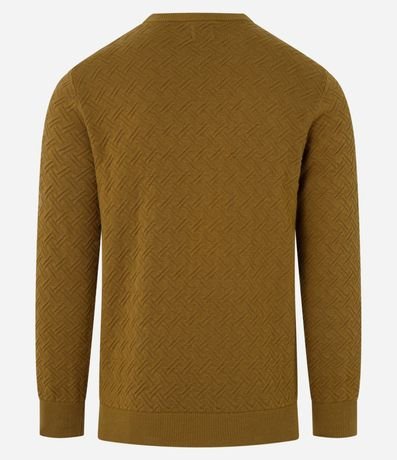 Suéter en Algodón con Textura Chevron 8