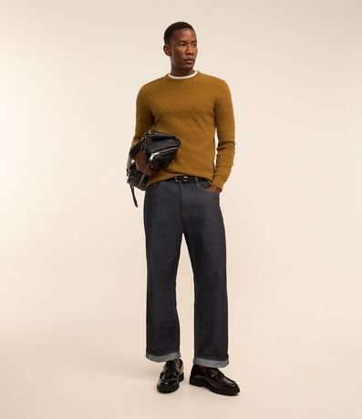 Suéter en Algodón con Textura Chevron 2