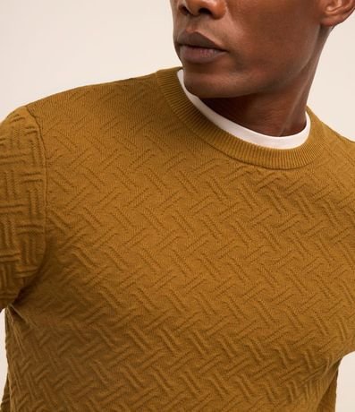 Suéter en Algodón con Textura Chevron 5