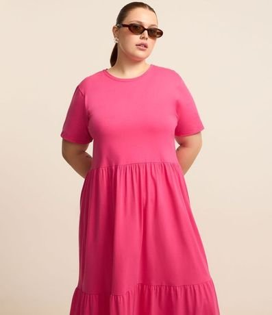 Vestido New Midi en Algodón con Babados Curve & Plus Size 3
