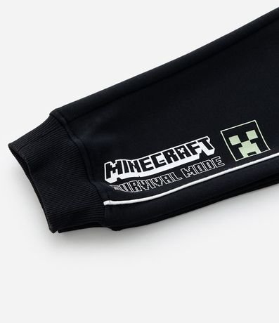 Pantalón Infantil en Tech Fleece y Estampa Minecraft - Talle 5 a 14 años 7