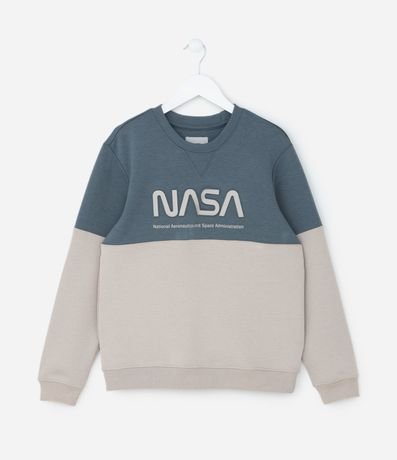 Saco Infantil con Estampa en Relieve NASA - Talle 5 a 14 años