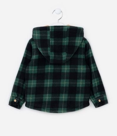 Camisa Infantil de Cuadros con Forro en Sherpa - Talle 1 a 6 años 2