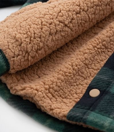 Camisa Infantil de Cuadros con Forro en Sherpa - Talle 1 a 6 años 6