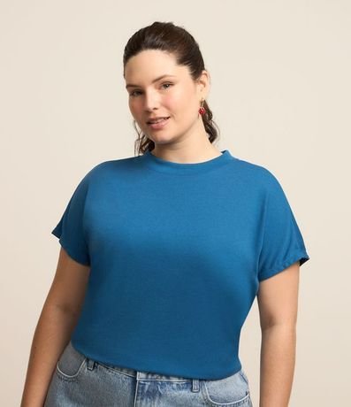 Blusa en Ribana sin Sisa Curve & Plus Size