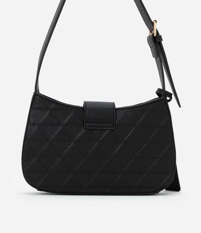 Bolsillo Baguette Pequena con Textura en Relieve y Detalle de Colgante 3