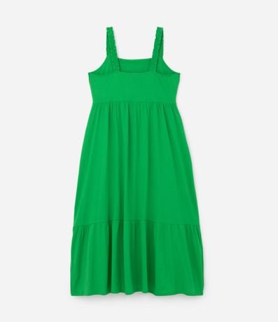 Vestido Midi en Algodón con Volados Curve & Plus Size 10