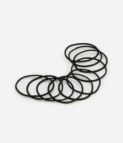 Kit 10 Elásticos Finos Para el Pelo 2