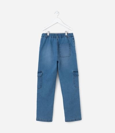 Pantalón Infantil en Jeans con Bolsillos Cargo - Talle 5 a 14 años 2