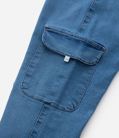 Pantalón Infantil en Jeans con Bolsillos Cargo - Talle 5 a 14 años 7