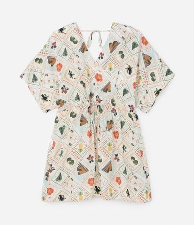 Vestido Corto en Viscosa con Estampa Rio de Janeiro Curve & Plus Size 5