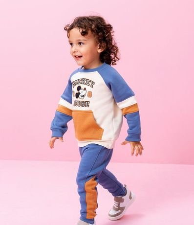 Conjunto Infantil con Recortes y Estampa Mickey - Talle 1 a 6 años