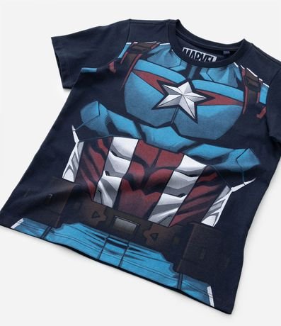 Remera Infantil con Estampa do Capitán América - Talle 3 a 8 años 5
