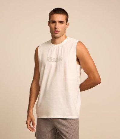 Musculosa Comfort en Algodón con Estampa Atlantic Ocean