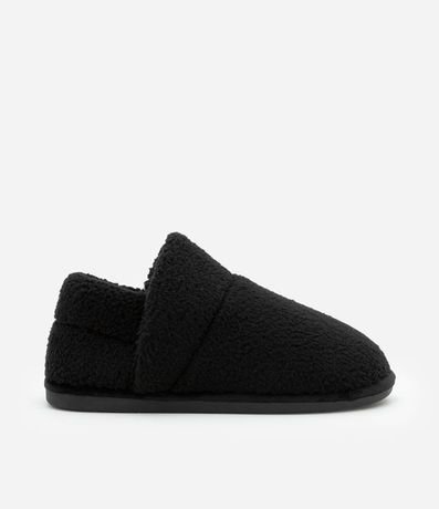Pantufla Bota con Textura Peluche