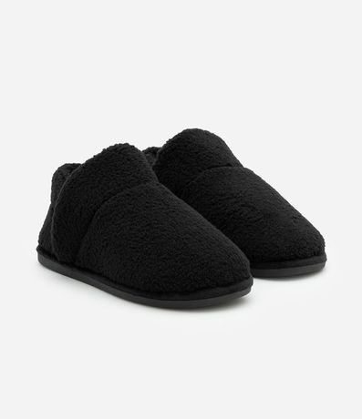 Pantufla Bota con Textura Peluche 2