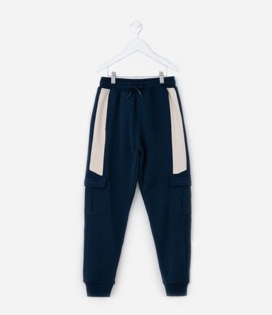 Pantalón Infantil en Algodón con Bolsillos Cargo - Talle 5 a 14 años