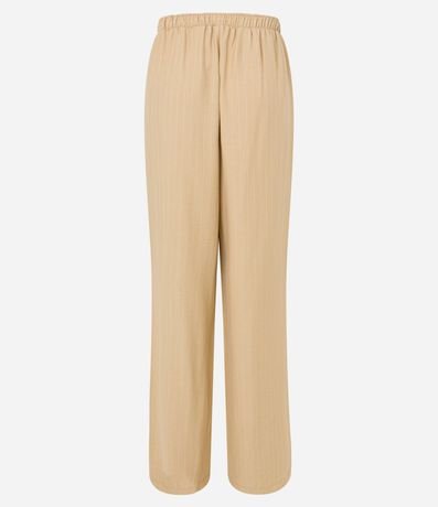 Pantalón Fluido Sastrería en Viscosa Rayada de Tiza 6