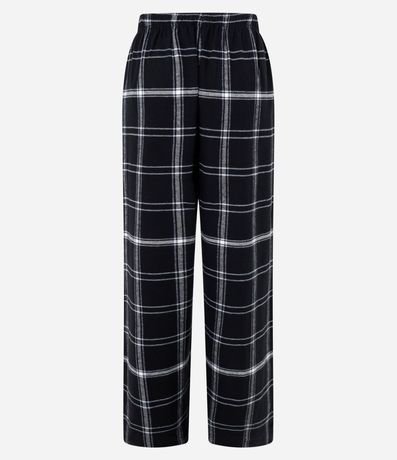 Pantalón de Pijama en Franela de Cuadros 6
