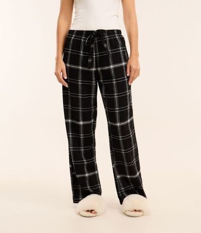 Pantalón de Pijama en Franela de Cuadros 2
