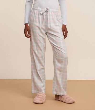 Pantalón de Pijama en Franela de Cuadros 2